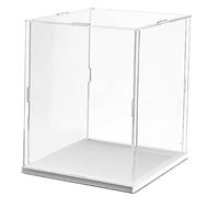 LZMZMQ 10 15 20 25 30 Cm Transparent Storage Box Small Square, Assemble Protection Showcase for Organizing, Purses & Helmet & Nail Art Acrylic Boxes(28x28x16in/70x70x40cm)
