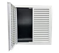 LZMZMQ 16x24/ 20x40/ 30x40inch Heavy Duty Access Door with Push-Lock, Recessed Indoor Inspection Hatch Ventilated, Basements & Attics & Bathrooms Door Panel(20x40/50x100cm)