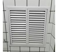LZMZMQ 400x400/ 400x600/ 600x650mm Aluminum Access Door Panel for Drywall Lockable, Reinforced Access Hatch Door With Vent, HVAC Inspection Door for Home Garage Laundry Room(80x95cm/32x38in)