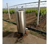 LZMZMQ Vertical Pressurized Well Water Tank, Automatic Pressure Tank for Well Pump, Farm Garden Garage Stainless Steel Water Storage Containers(60 L(15.9 GAL))