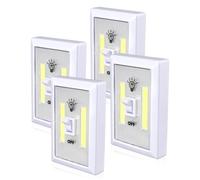 Lzonunl 4PCS Cupboard Lights Bright Stick On Battery Operated Lights Indoor