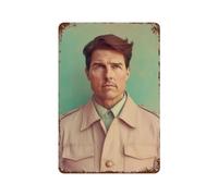 LZOSSDIFX Actor Tom Cruise PosterWall Decor Art Metal Tin Poster Modern Bar Decorations30x20cm