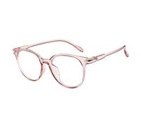 LZPCarra Aviator Glasses Women's Gaming Glasses Computer Fatigue Blue Light Filter Glasses Men Glasses Without Prescription, pink, One Size