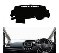 LZQHQYVF Fit for Honda Jazz 2014-2018,Car Dashboard Cover,Non-slip Dash Mat Dashboard Cover,Black Dash Cover Mat,Car Accessories