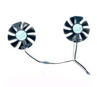 LZQOZPD 2pcs GA91B2U for PowerColor for Red for Devil RX580 GPU Cooler Cooling Fan For Dataland for Dragon AX RX 480 470 580 Video Cards Replacement parts(DIY FAN)