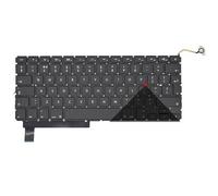 LZQOZPD A1286 For Macbook for Pro 15" Keyboard US UK Russian French Spain Arabic Version 2009 2010 2011 2012 Year Replacement parts(UK)