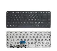 LZQOZPD US Russian For HP for EliteBook for Folio 1040 G1 G2 Series Laptop Keyboard Backlit 736933-001 739563-001 Replacement parts(US New Black)