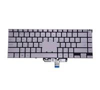 LZQOZPD US UI Russian Laptop Backlit Keyboard Backlight English For ASUS for Zenbook 14X for OLED UX5400EG UX5401 EAJ UX5401E UX5401ZA 4603US00 Replacement parts(UA RU light purple)
