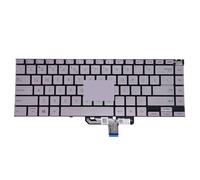 LZQOZPD US UI Russian Laptop Backlit Keyboard Backlight English For ASUS for Zenbook 14X for OLED UX5400EG UX5401 EAJ UX5401E UX5401ZA 4603US00 Replacement parts(UI light purple)