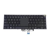 LZQOZPD US UI Russian Laptop Backlit Keyboard Backlight English For ASUS for Zenbook 14X for OLED UX5400EG UX5401 EAJ UX5401E UX5401ZA 4603US00 Replacement parts(US black)