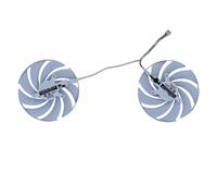 LZQOZPD Video Cooler VGA GPU Graphics Card Cooling Fan For MSI for RTX 4080 4070 4060 for SUPER 4070Ti for GAMING X for SLIM WHITE 16GB,PLD10020B12H Replacement parts(B C Dual Fan)