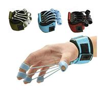 LZQpearl Finger Grip Strengtheners, Finger Exercising Trainer, Finger Rehabilitation, Training Device, Suitable for Musicians, Doctors, Rock Climbers, Boxers (Green+Blue+Red)