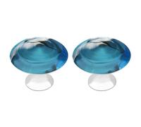 LZQPOEAS 2 Pack Dolphin with A Smile Drawer Knobs - 1.1 Inch Stainless Steel Cabinet Hardware Round Kitchen Cabinet Handles Elegant Dresser Pulls for Kitchen, Cupboard, Closet, Furniture