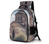 LZQPOEAS Armenian Church Backpack for Travel Double-Layer Design Leak-Proof Lightweight Portable Travel Bag Water Resistant Rucksack For Men Women Bookbag