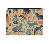 LZQPOEAS Australian Animals Makeup Bag Large Capacity Cosmetic Bag for Women Multi-Function Small Zipper Pouch Portable Travel Toiletry Bags Personalized Makeup Bags for Purse