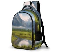 LZQPOEAS Beautiful Scenery Backpack for Travel Double-Layer Design Leak-Proof Lightweight Portable Travel Bag Water Resistant Rucksack For Men Women Bookbag