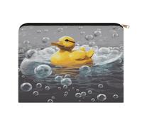LZQPOEAS Bubble Duck Makeup Bag Large Capacity Cosmetic Bag for Women Multi-Function Small Zipper Pouch Portable Travel Toiletry Bags Personalized Makeup Bags for Purse