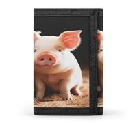 LZQPOEAS Cute Pigs Wallet Ultra Slim Minimalist Trifold Wallet Men Wallets Credit Card Holder Sl illfold