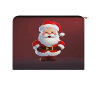 LZQPOEAS Cute Santa Claus Makeup Bag Large Capacity Cosmetic Bag for Women Multi-Function Small Zipper Pouch Portable Travel Toiletry Bags Personalized Makeup Bags for Purse