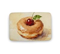 LZQPOEAS Donuts Floor Mat 15.7" x23.6 Stylish Multifunctional Coral Fleece Rugs Soft Super Absorbent Patterned Thick Bath Mats for Bathroom Floor,Dressing Table, Home Decor Accessories