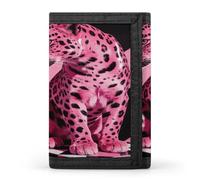LZQPOEAS Geometric Leopard Pattern Wallet Slim Compact Stylish Trifold Wallet for Men Women Minimalist Front Pocket Travel Divided Billfold