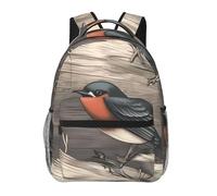 LZQPOEAS Laptop Backpack for Women Men Travel Backpacks Lightweight Casual Daypack Barn swallow in graphite Computer Bag