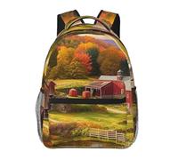 LZQPOEAS Laptop Backpack for Women Men Travel Backpacks Lightweight Casual Daypack Country Farm Computer Bag