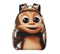 LZQPOEAS Laptop Backpack for Women Men Travel Backpacks Lightweight Casual Daypack cute monkey Computer Bag