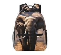 LZQPOEAS Laptop Backpack for Women Men Travel Backpacks Lightweight Casual Daypack elephant Computer Bag