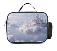 LZQPOEAS Lost in My Dreams Lunch Bag Insulated Two Compartments Meal Box Insulated Cooler Tote with Handle for Men Or Women, Keeps Food Cold Or Hot, Meal Prep for Work Picnic Golf