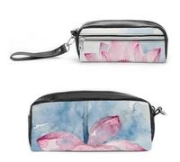 LZQPOEAS Lotus Pink Flower Slim Single Piece Design Makeup Bag Multi-purpose Single Piece Cosmetic Pouch Small Cosmetic Pouch Lightweight Travel Small Cosmetic Bag