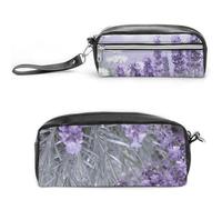 LZQPOEAS Mauve GardenFlowers Slim Single Piece Design Makeup Bag Multi-purpose Single Piece Cosmetic Pouch Small Cosmetic Pouch Lightweight Travel Small Cosmetic Bag