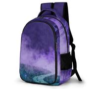 LZQPOEAS Mystic Meadow Backpack for Travel Double-Layer Design Leak-Proof Lightweight Portable Travel Bag Water Resistant Rucksack For Men Women Bookbag