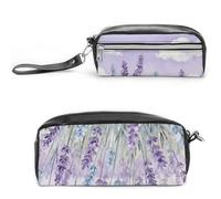 LZQPOEAS Pastel Floral Slim Single Piece Design Makeup Bag Multi-purpose Single Piece Cosmetic Pouch Small Cosmetic Pouch Lightweight Travel Small Cosmetic Bag