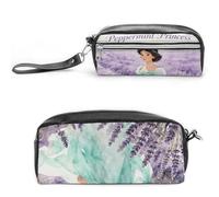 LZQPOEAS Peppermint Princess Slim Single Piece Design Makeup Bag Multi-purpose Single Piece Cosmetic Pouch Small Cosmetic Pouch Lightweight Travel Small Cosmetic Bag
