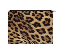 LZQPOEAS Rough Leopard Print Makeup Bag Large Capacity Cosmetic Bag for Women Multi-Function Small Zipper Pouch Portable Travel Toiletry Bags Personalized Makeup Bags for Purse