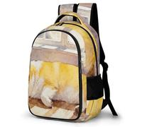 LZQPOEAS Sleeping Dogs at Night Backpack for Travel Double-Layer Design Leak-Proof Lightweight Portable Travel Bag Water Resistant Rucksack For Men Women Bookbag