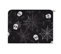 LZQPOEAS Small Makeup Bag for Purse, Halloween Goth Cosmetic Bag for Travel Cosmetic Pouch with Zipper, Large Capacity Pencil Pouches Toiletry Bags Portable Makeup Pouch for Women