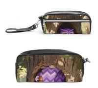 LZQPOEAS The Owl's Tree Hole Slim Single Piece Design Makeup Bag Multi-purpose Single Piece Cosmetic Pouch Small Cosmetic Pouch Lightweight Travel Small Cosmetic Bag