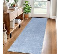 LzreXnvoFxg Hallway Runner Rug Non-Slip Blue 50 x 150 cm