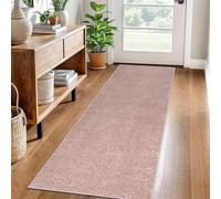 LzreXnvoFxg Hallway Runner Rug Non-Slip Washable Kitchen Rugs 60 x 160 cm Pink