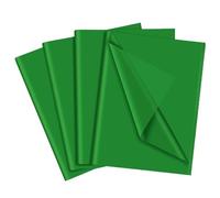 LZRinue 60 Sheets Green Tissue Paper 35x50cm - Gift Wrapping, Crafts, Art Projects - Christmas, Birthday, Baby Shower, St Patricks Day