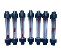 LZS-15 1/2" Water Flow Meter Indicator Counter Rotameter Liquid 202mm