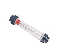 LZS-50 Plastic Rotameter, Tube Flow Meter Industrial Pipe Flow Meter for Water Treatment Liquid Measurement(LZS-50 0.6-6m3-h,Gluing Socket)