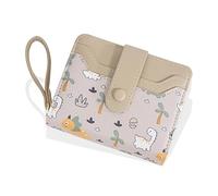 LZSXDWXY Women's Wallet, Fashion Cute Daisy Flowers Print Wallets with Exterior Zipper Around Coin Purse Bifold Bill Wallet with Credit Card Holder Id Window