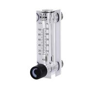 LZT-6T Panel Liquid Flowmeter Air Flow Meter Rotameter 2-20 4-40 6-60 10-100LPH 10-70GPH 16-160 25-250 100-1000ml/min(100-600ml min)