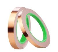 LZTDSBX Copper tape Conductive Adhesive Copper Foil Tape, DIY Multiple Sizes for Electronics Crafts Stained Glass Shielding(25M-6MM)
