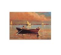 LZTEN Gloucester Harbor by Winslow Posters Homer Prints Posters Canvas Wall Art Oil Paintings Deco Unframed 12x18inch