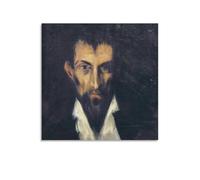 LZTEN Pablo Prints Picasso Head of A Man in El Greco Style 1899 Prints Posters Canvas Wall Art Oil Paintings Deco Unframed 12x12inch
