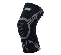 LZTET Knee Support For Men And Women,Professional Women,Anti Slip Brace,Anti Brace Compression Sleeve,Micro-Adjustable, For Arthritic Sufferer Recovery From Injuries Fit Sports(XXL,Black+Right)